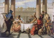 Giambattista Tiepolo The banquet of the Kleopatra oil on canvas